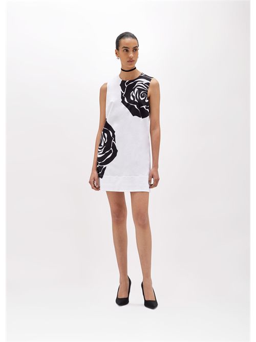 dress woman black white BLUGIRL BLUMARINE | RA5040T2993/M9246